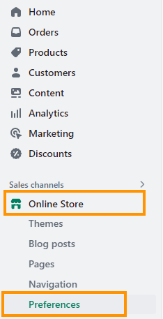 Online store