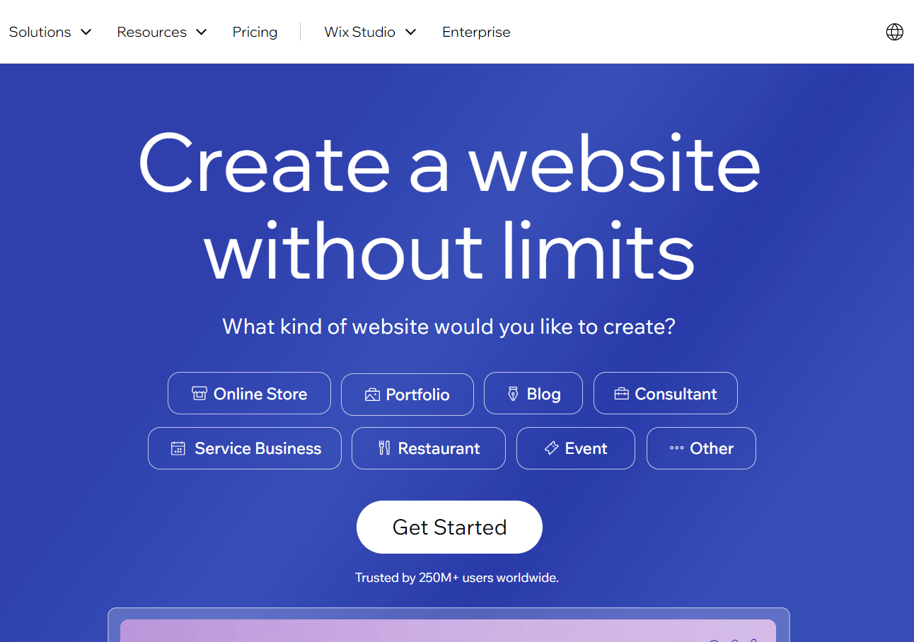 Wix - CMS for SEO