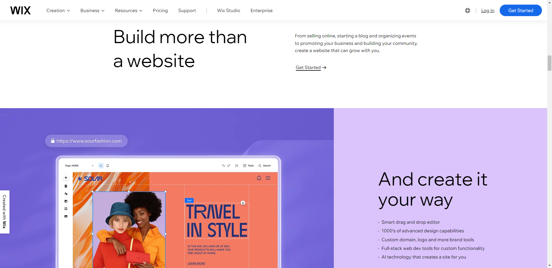 Wix- homepage- 1