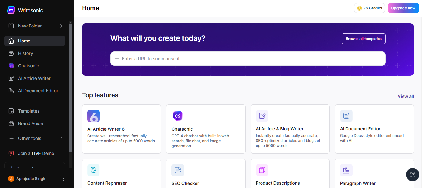 Writesonic - best ai writing tool