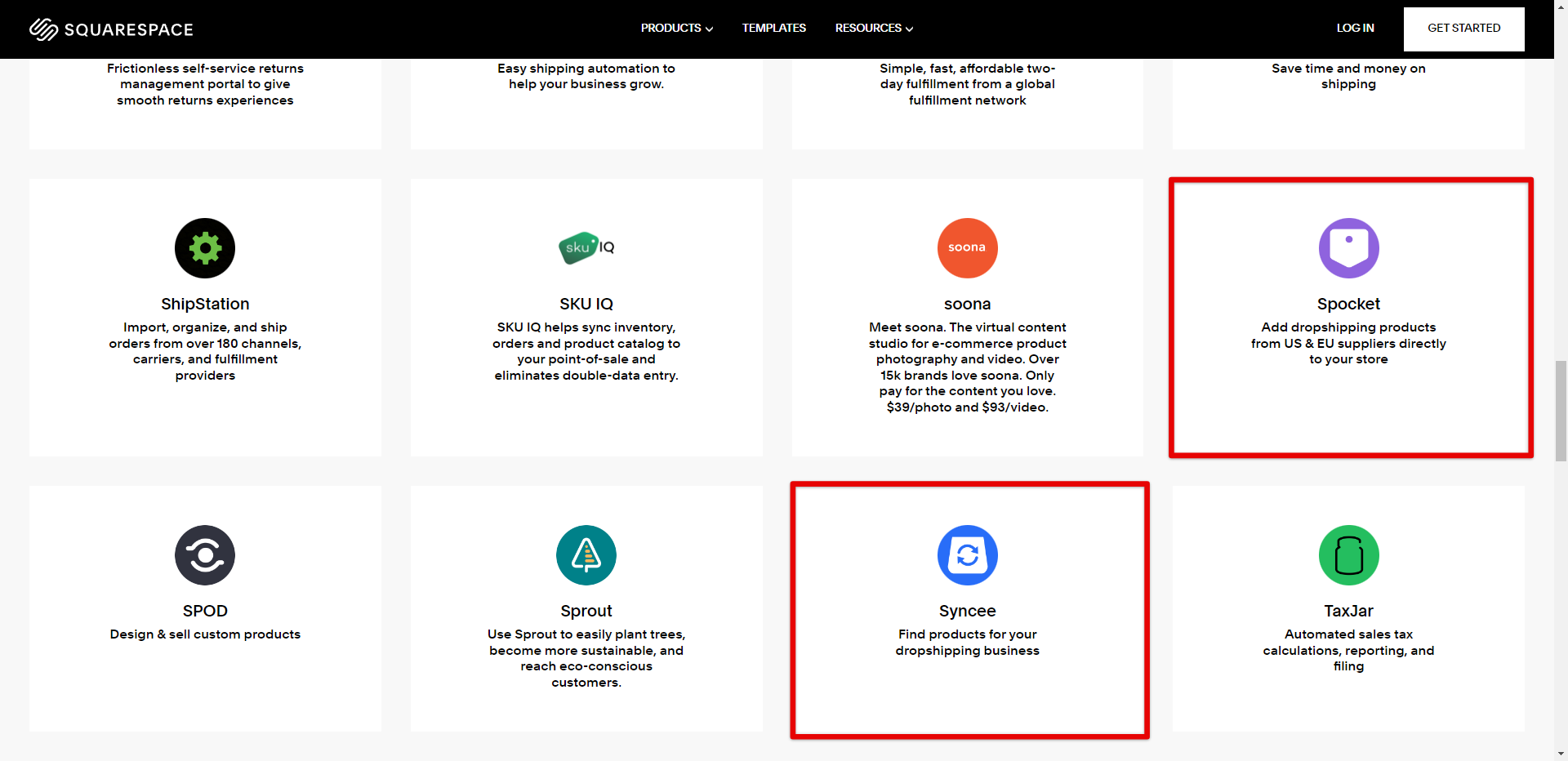 sqaurespace - third-party-integrations