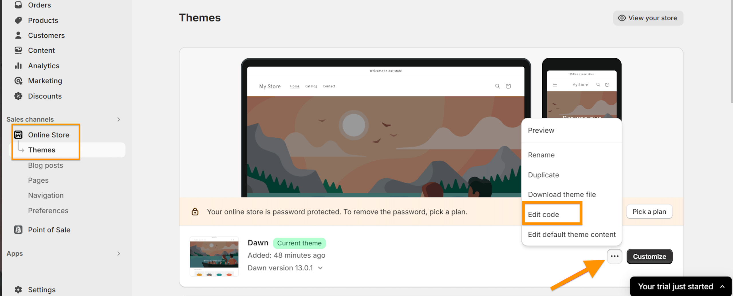 Create Shopify Theme