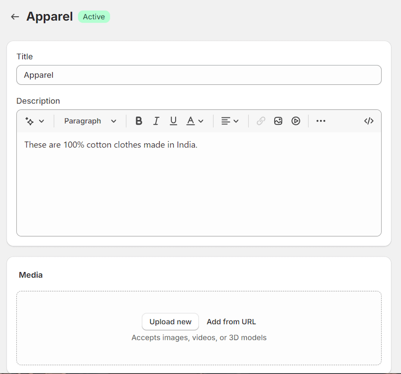 Customize display