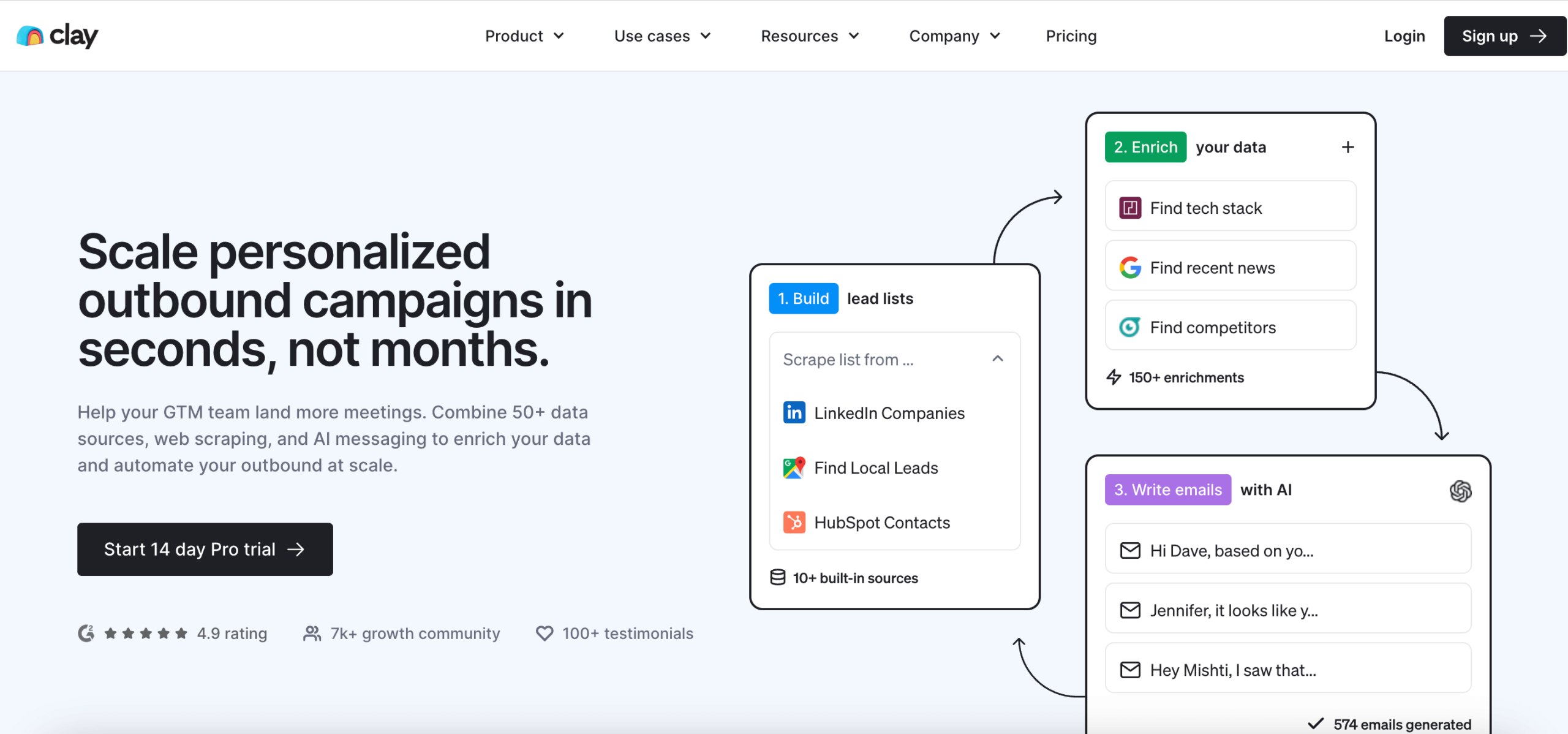 Clay - AI sales tools