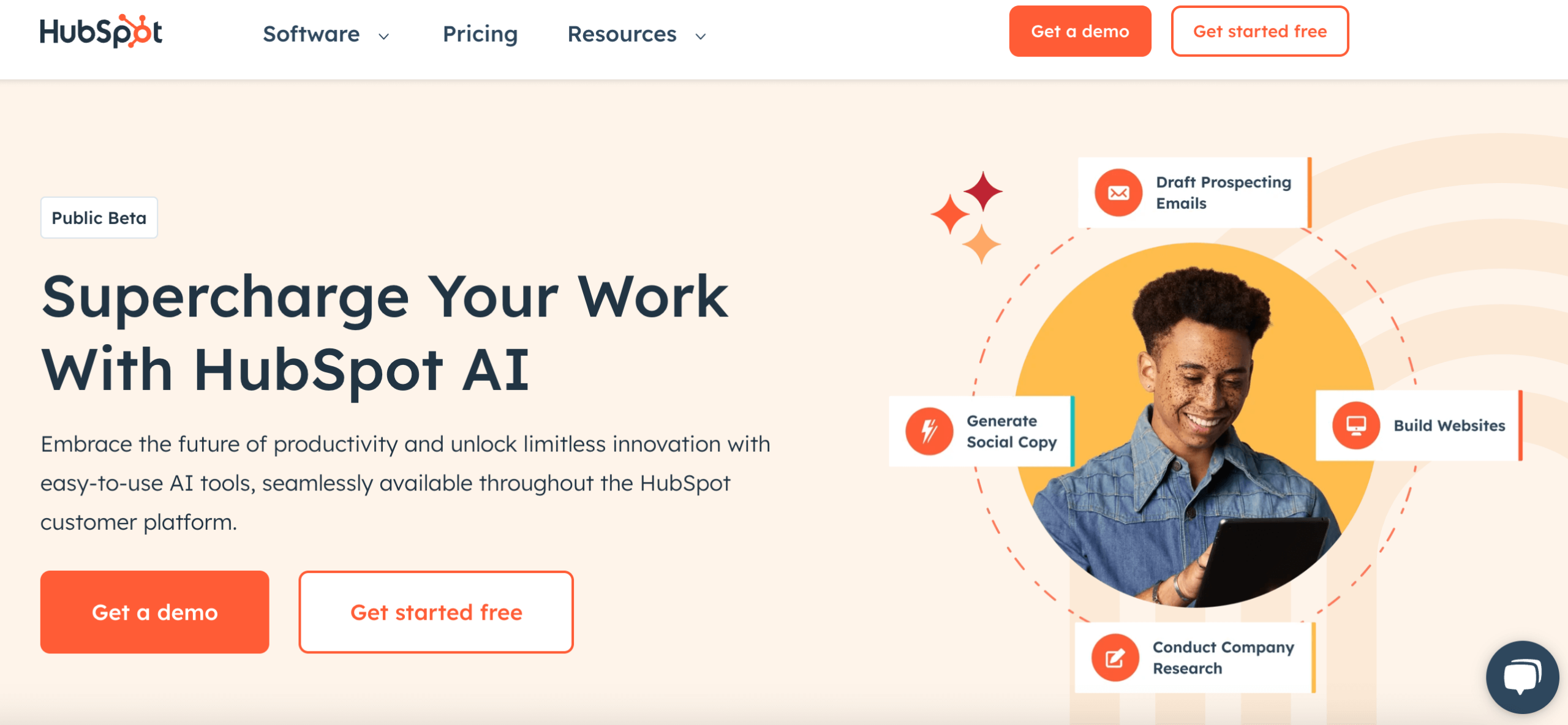 Hubspot- Ai for sales team