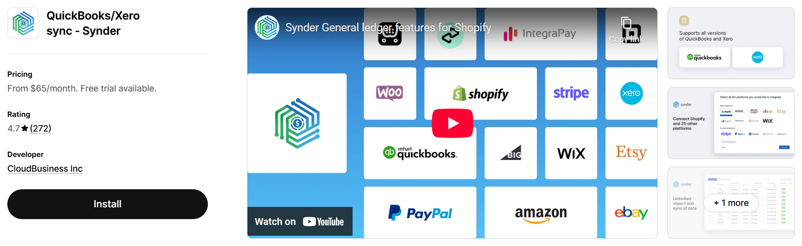 QuickBooks Xero Sync Synder by CloudBusiness Inc
