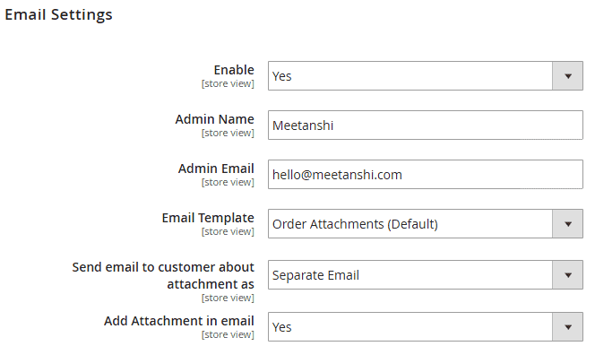 Set up Email Notifications