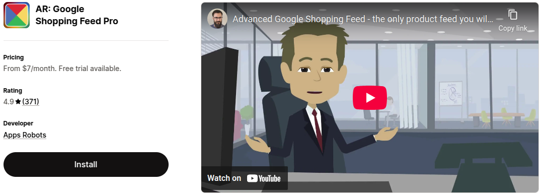 AR Google Shopping Feed Pro