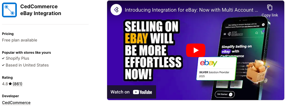 CedCommerce eBay Integration