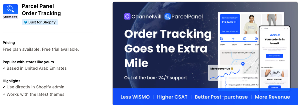 Parcel Panel Order Tracking