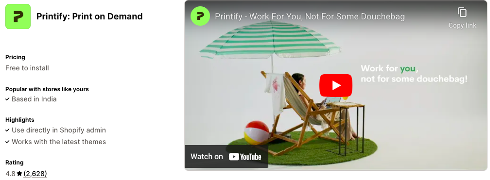 Printify: Print on Demand