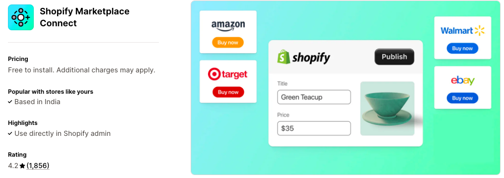 Shopify Marketplace Connect