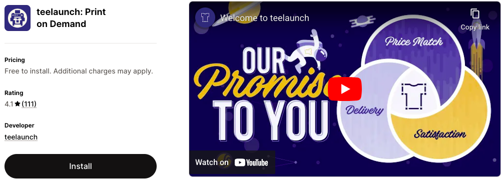 teelaunch: Print on Demand
