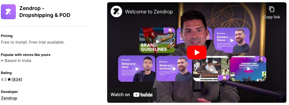 Zendrop – Dropshipping & POD