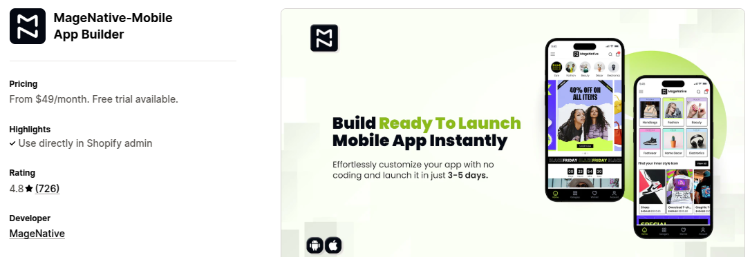 MageNative Mobile App Builder