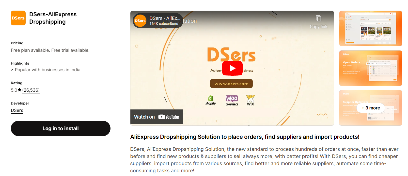 DSers- best AliExpress Dropshipping Shopify app