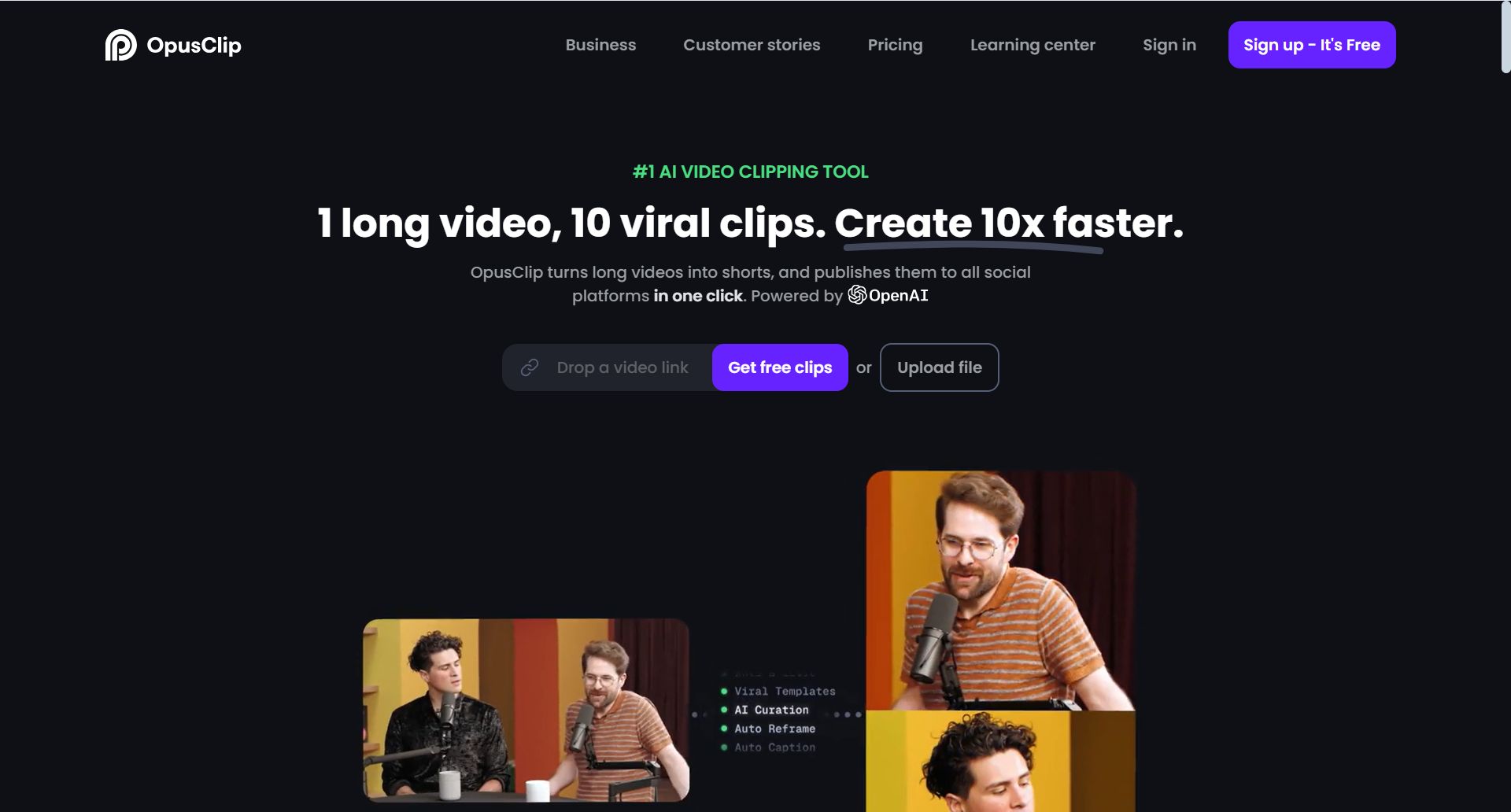 Opus Clip - AI Video Generator