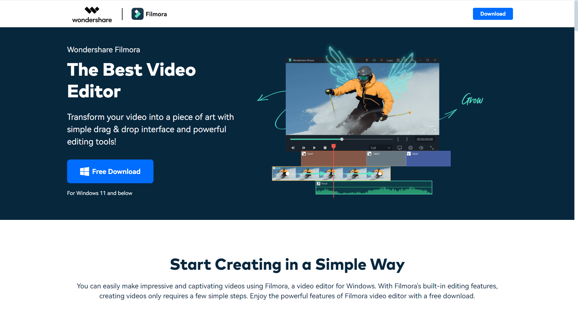 Wondershare Filmora -AI Video Generator