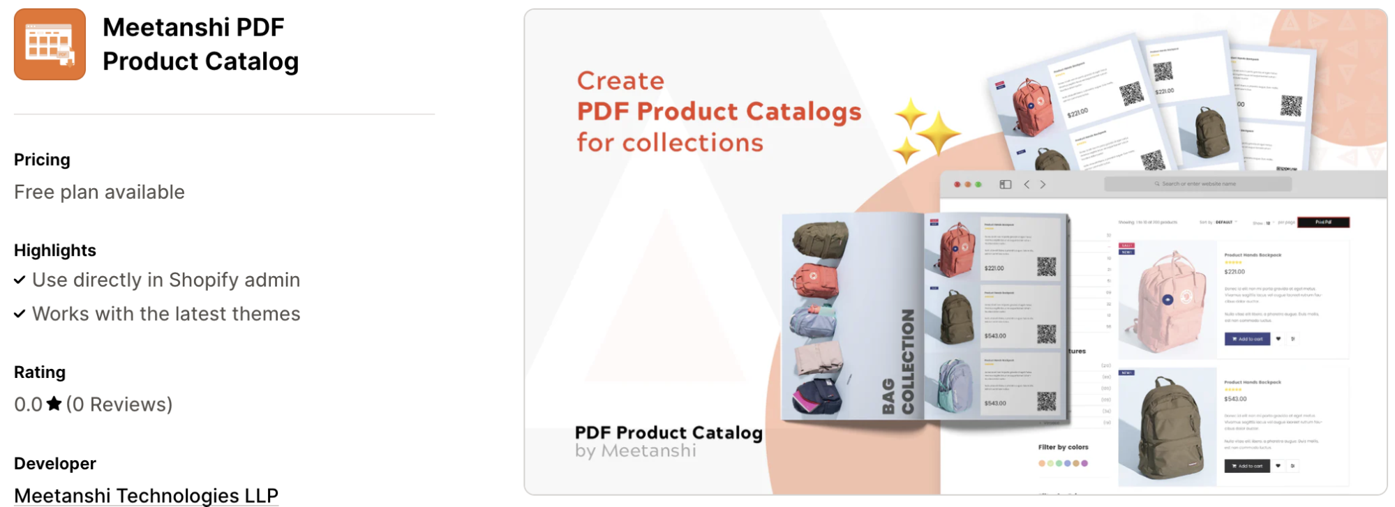 PDF Product Catalog