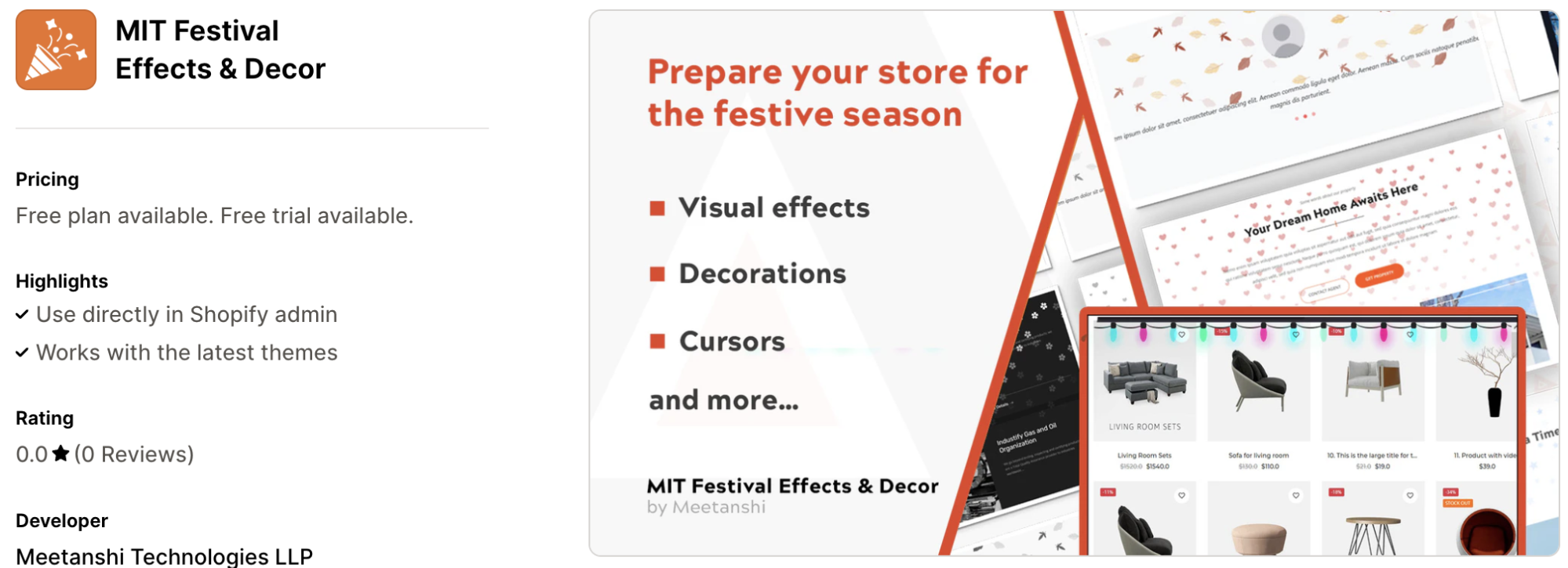 MIT Festival Effects Decor