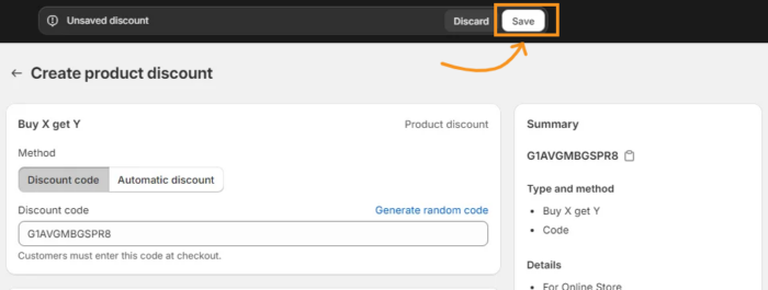 Create Product Discount