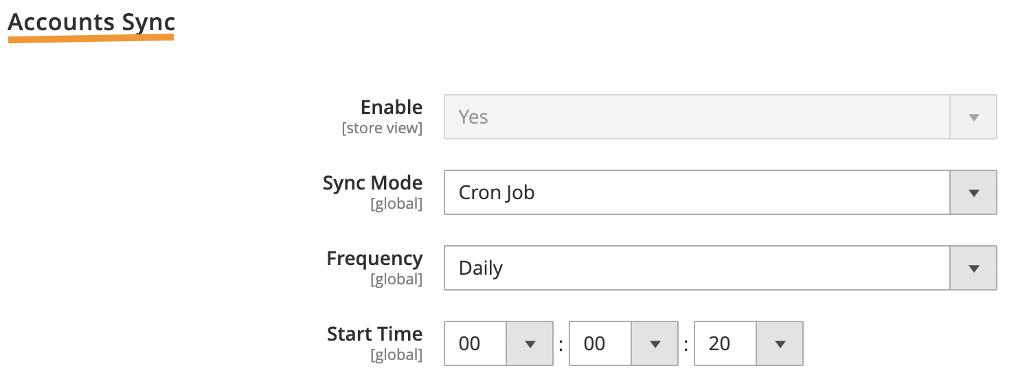 Accounts Sync