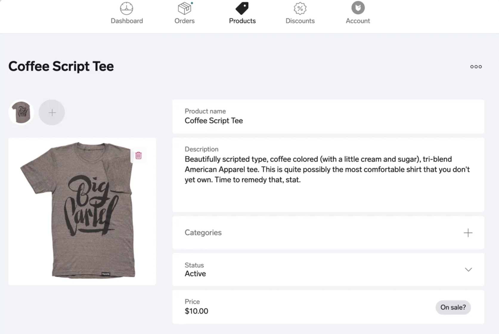 Big Cartel vs Shopify Ease of Use 1