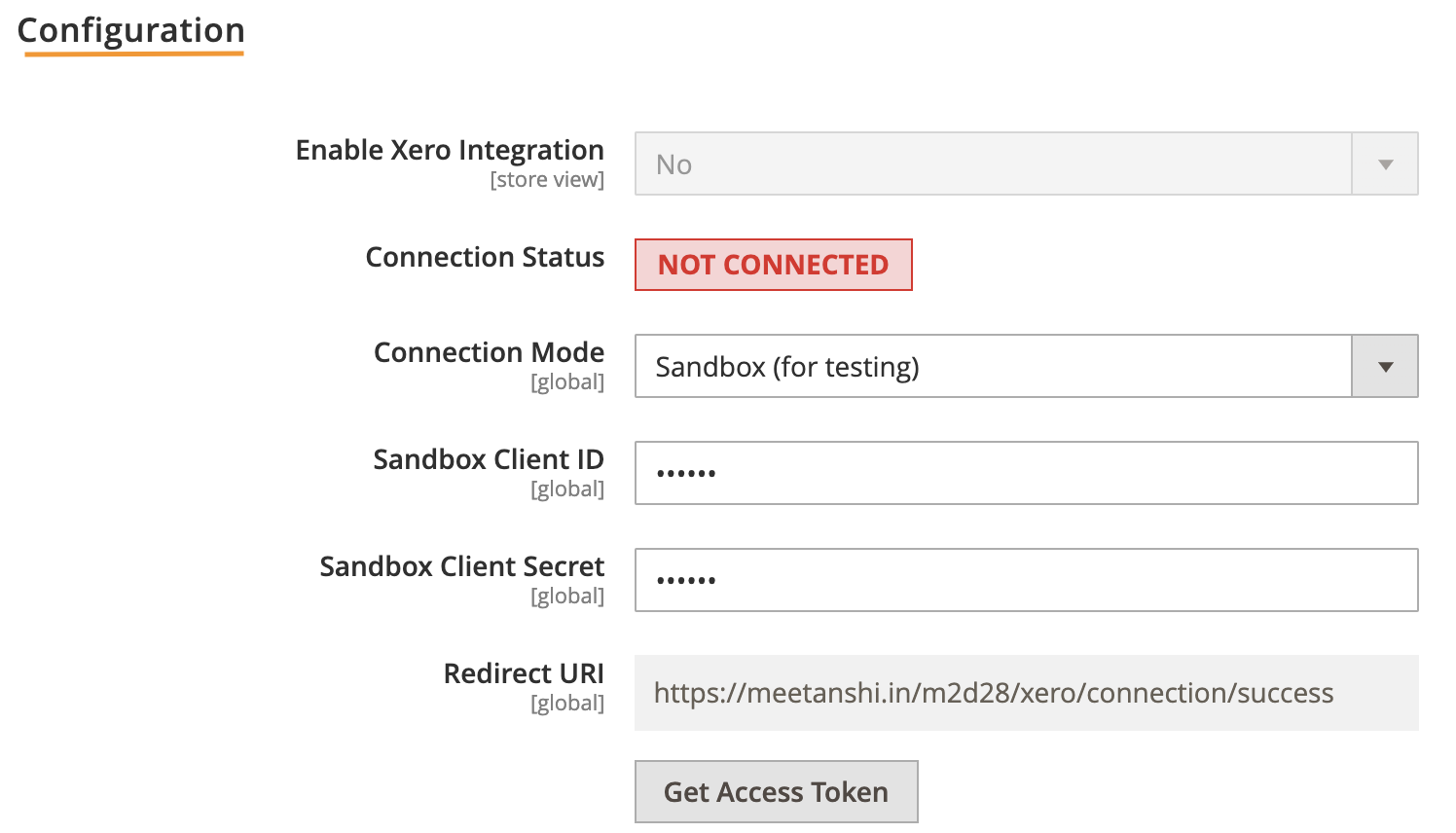 Connect Magento 2 with Xero