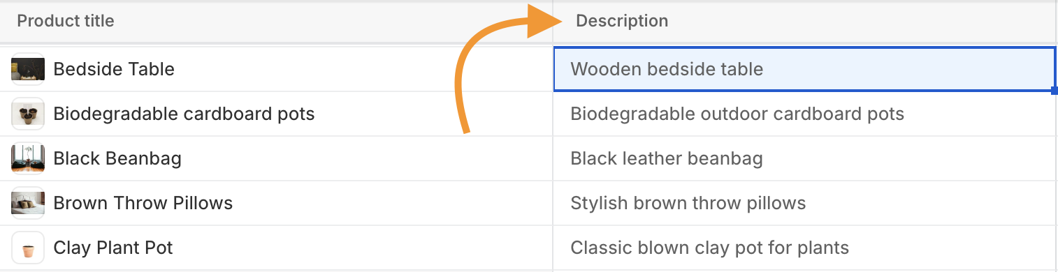 Go to Description Edit it Save the Description