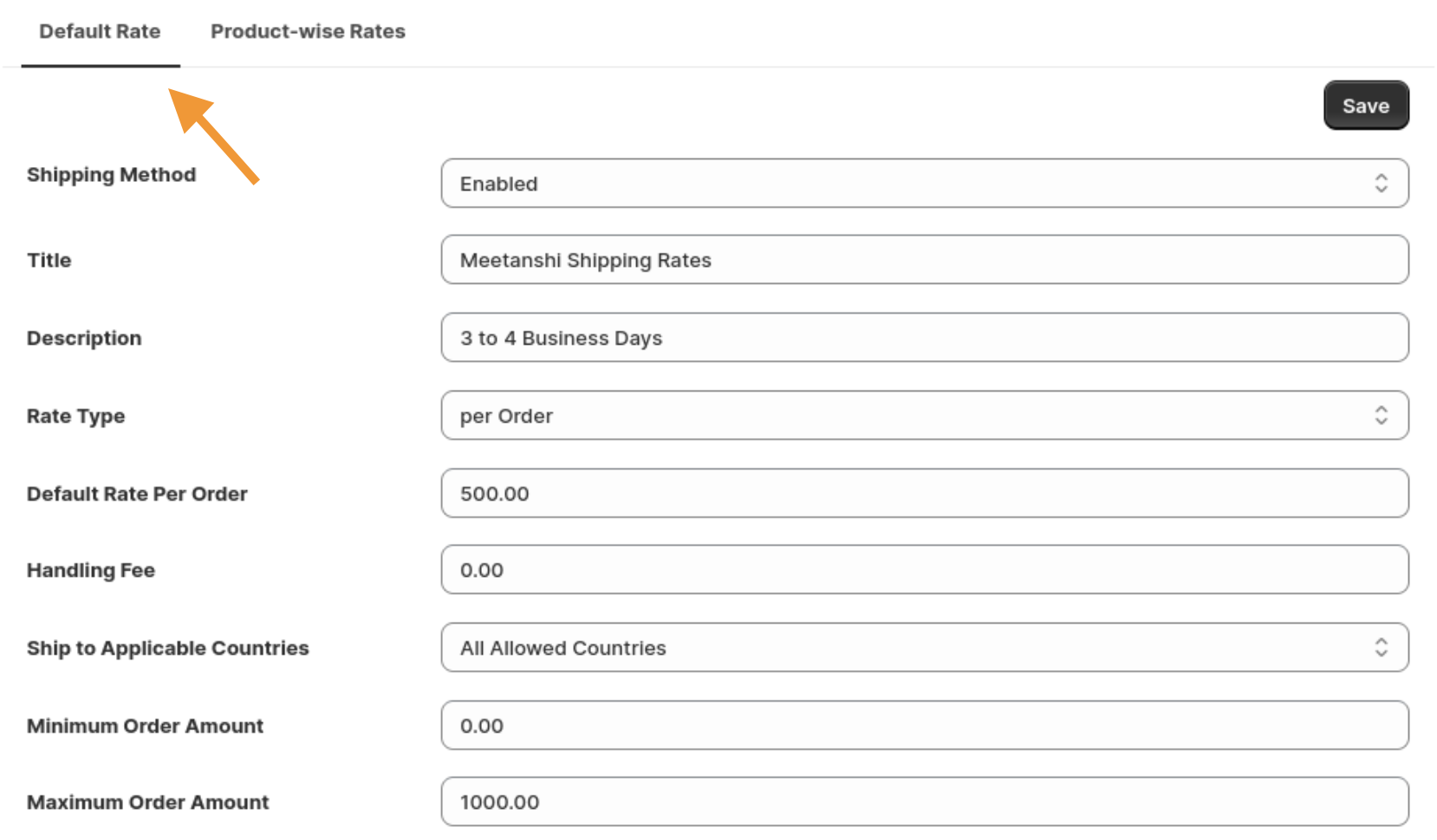 Install and Enable the Shipping App