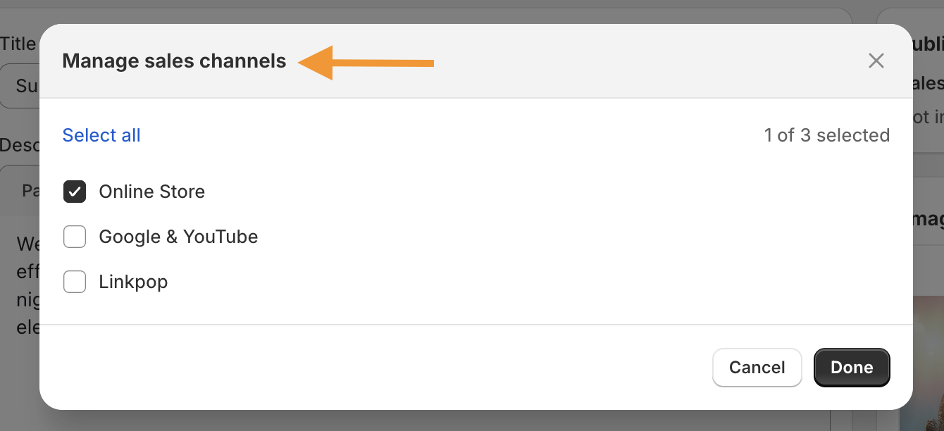 Keep Online Store Checked in Collection Availability