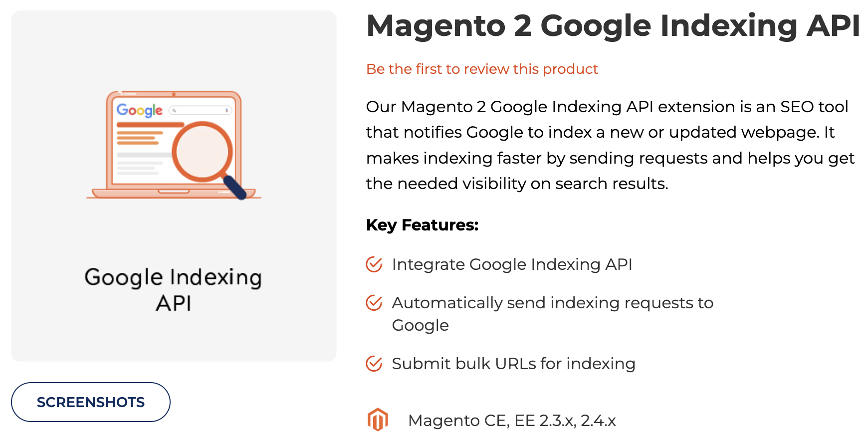 Magento 2 Google Indexing API By Meetanshi