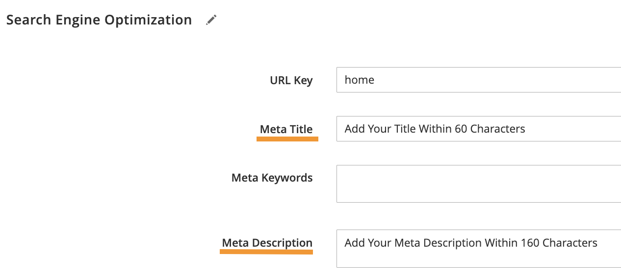 Search Engine Optimization Section Products