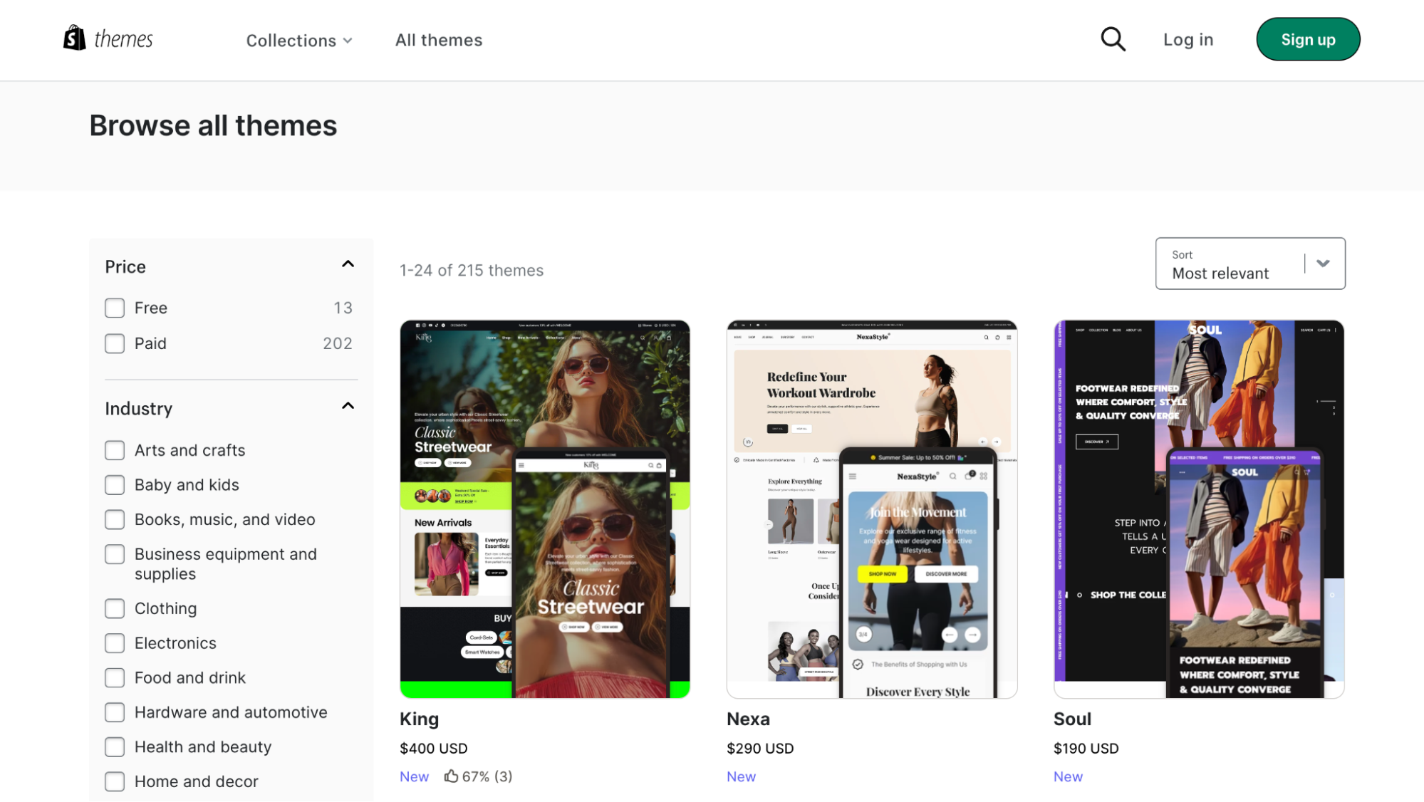 Shopify Templates and Themes
