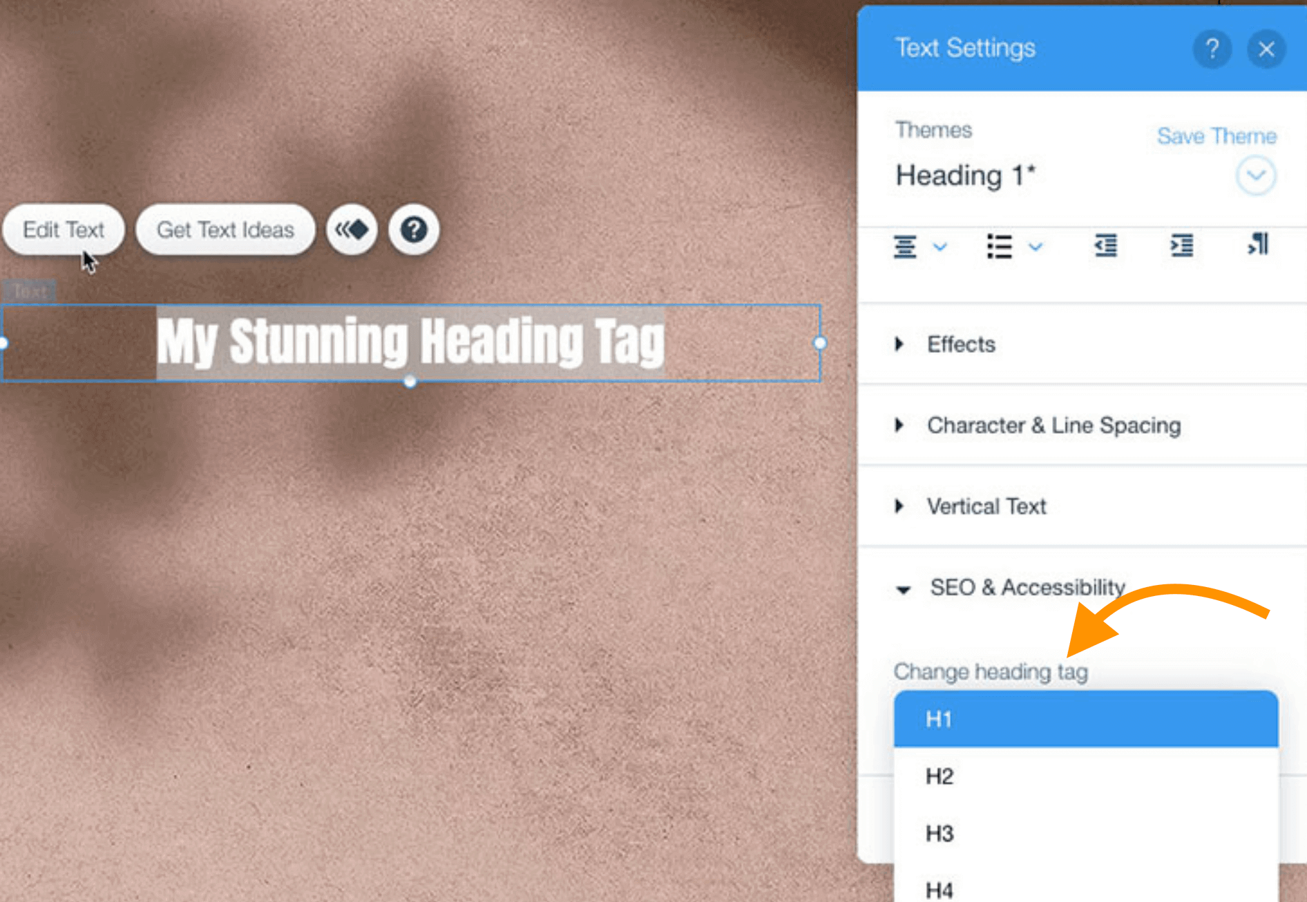 Add Structured Headings Taps