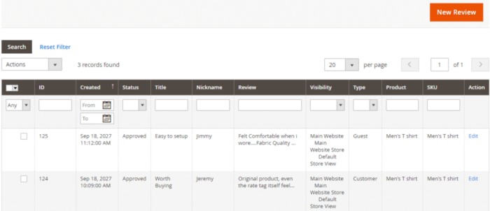 Marketing User Content Review