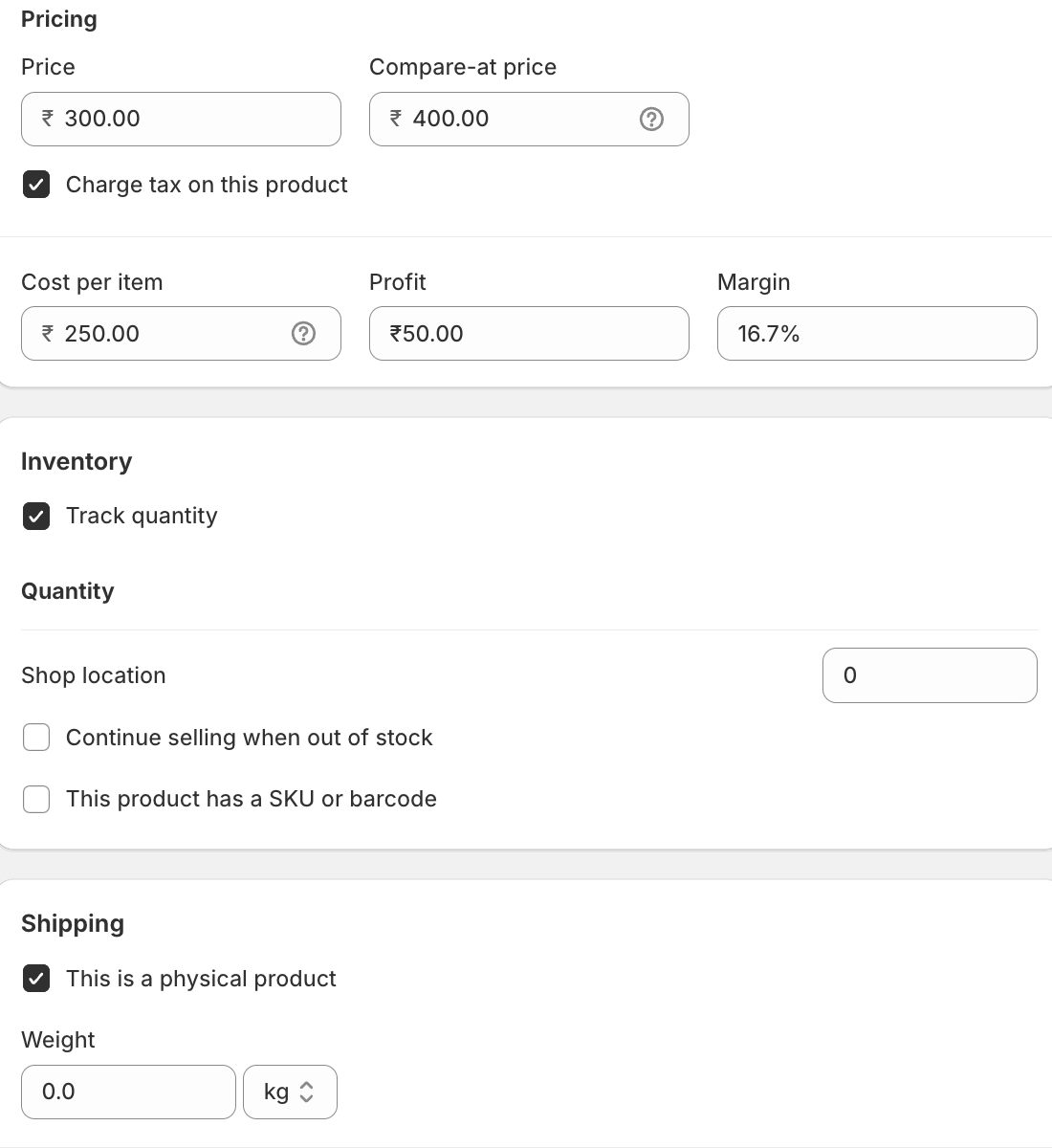 Pricing and Compare Prices