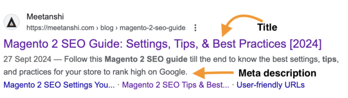 Add Proper Title Tag and Meta Description