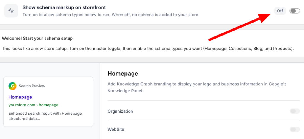 Activate Storefront Schemas and Validate Your Code