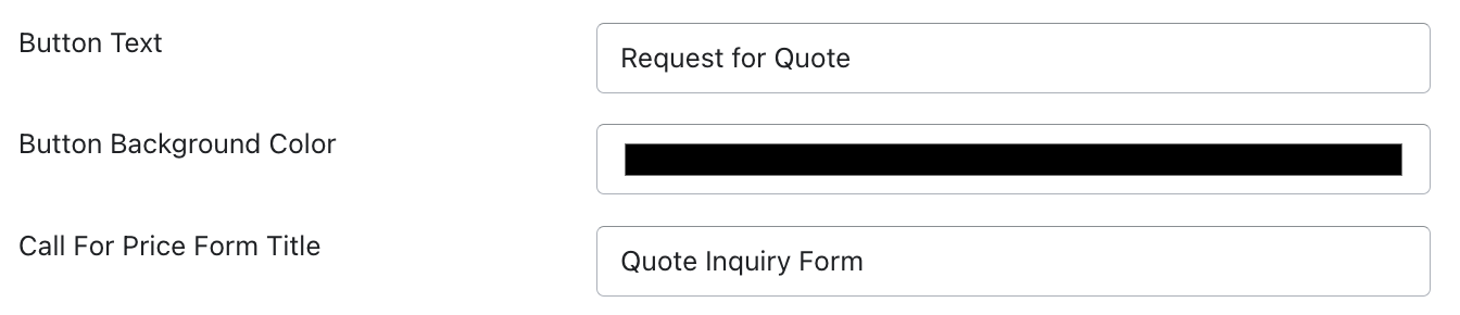 Add a Request a Quote Button or Label
