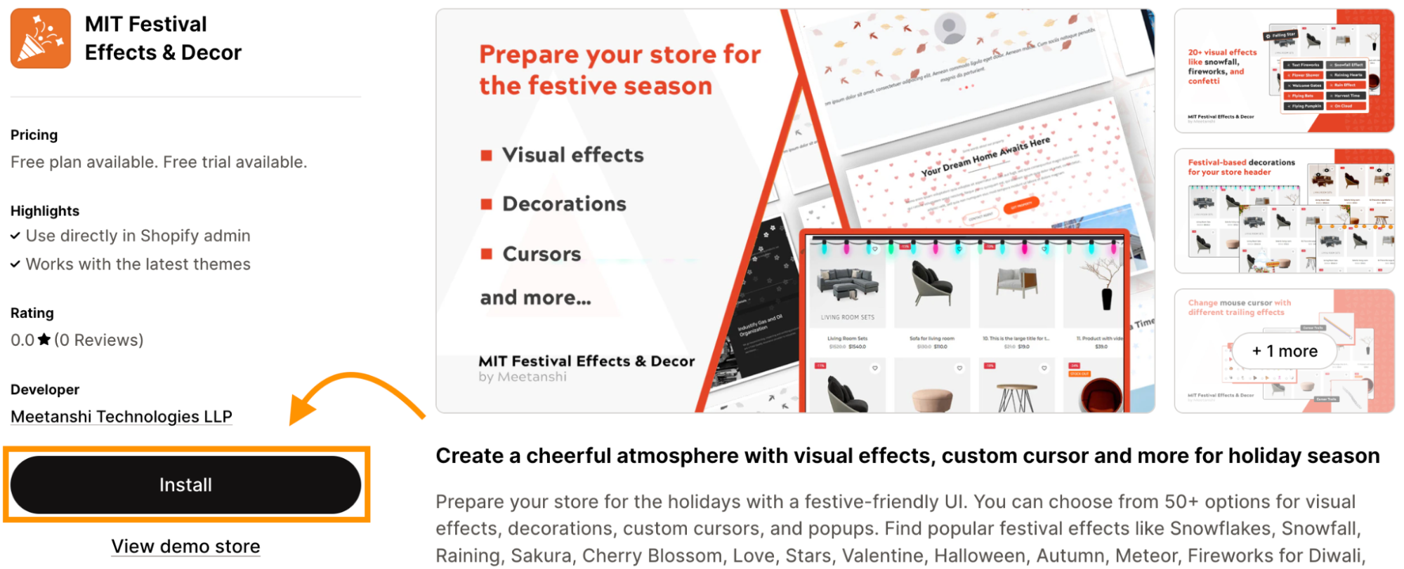 Mit Festival Effect and Decor