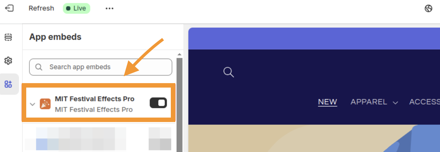 Enable the App