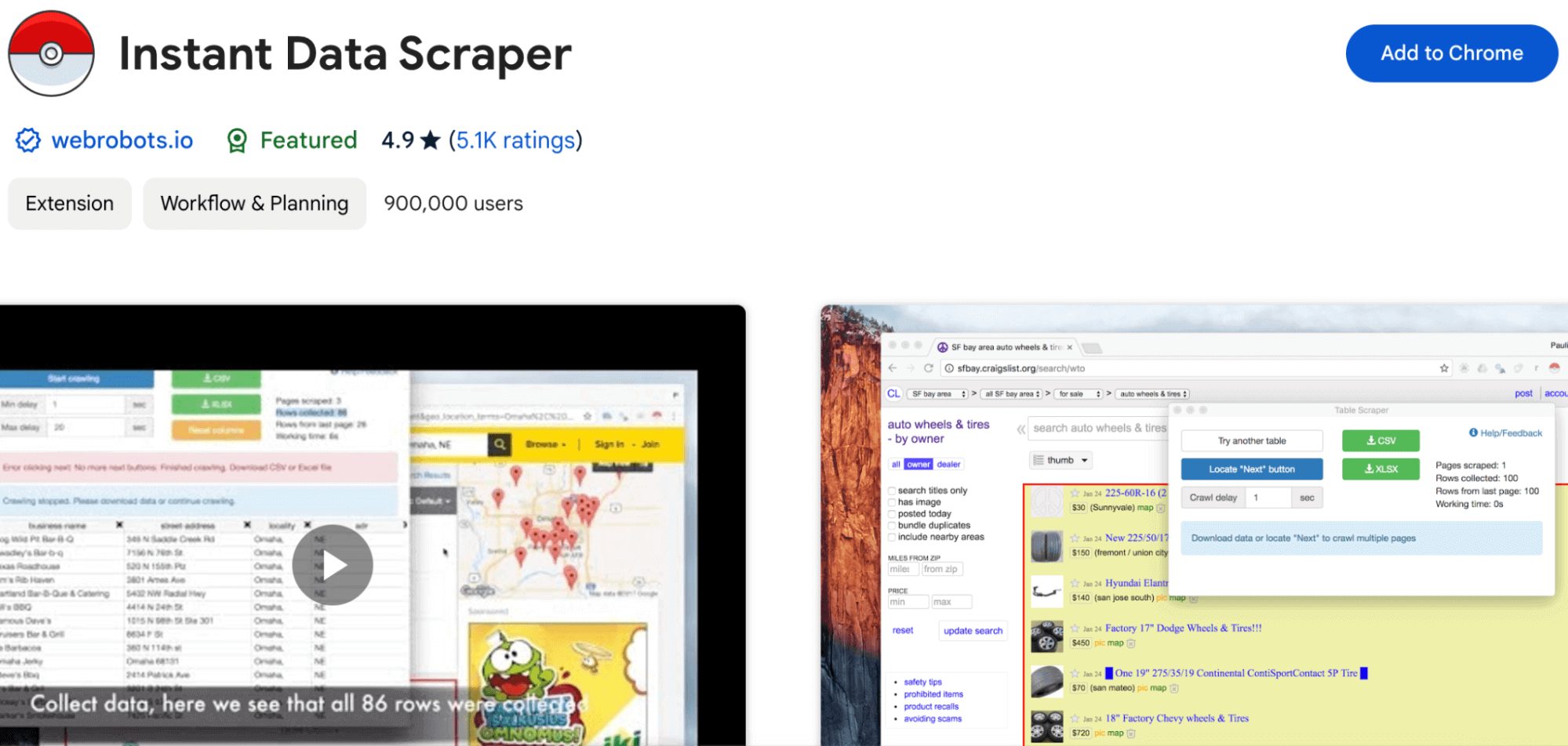 Instant Data Scraper