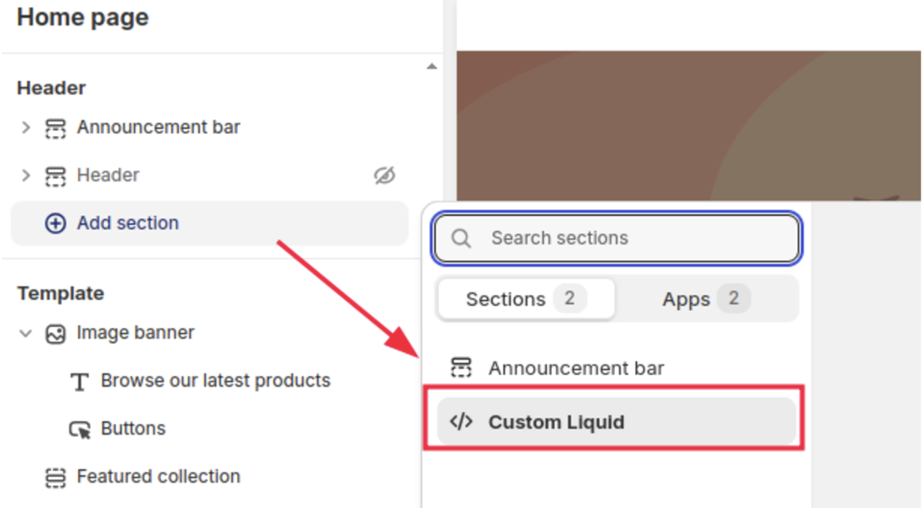 Add Shopify Mega Menu Code