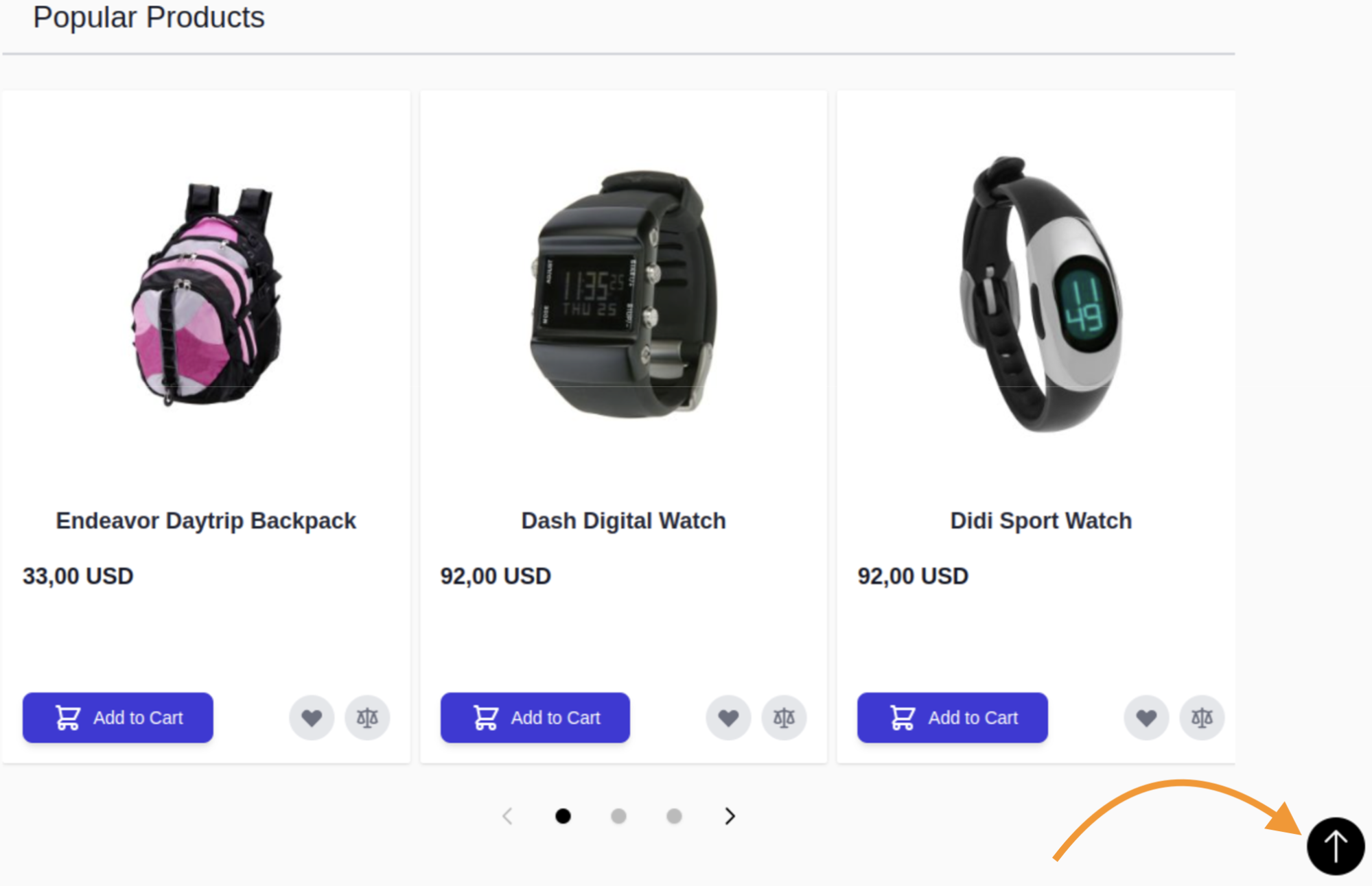 Scroll to Top Preview on Frontend