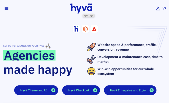 Hyva - Homepage