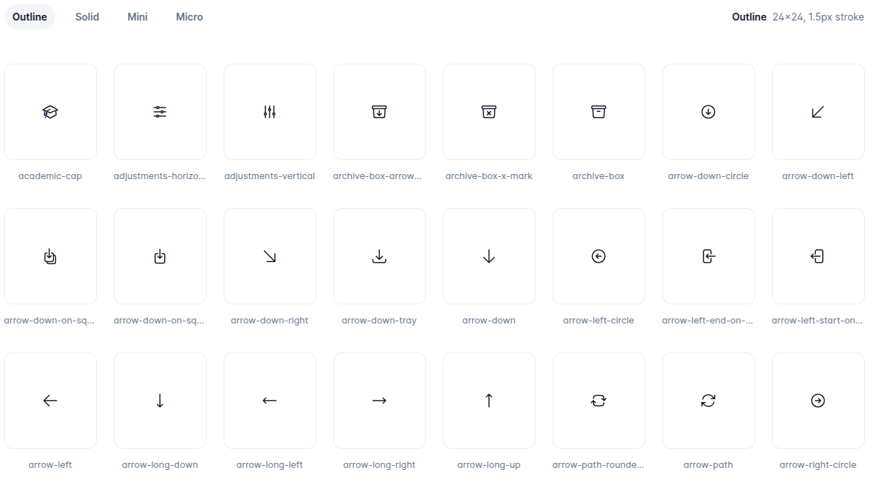 Magento 2 Hyva Heroicons