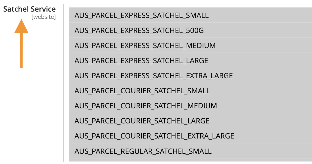 Satchel Service Magento 2 Australia Post Shipping Extension