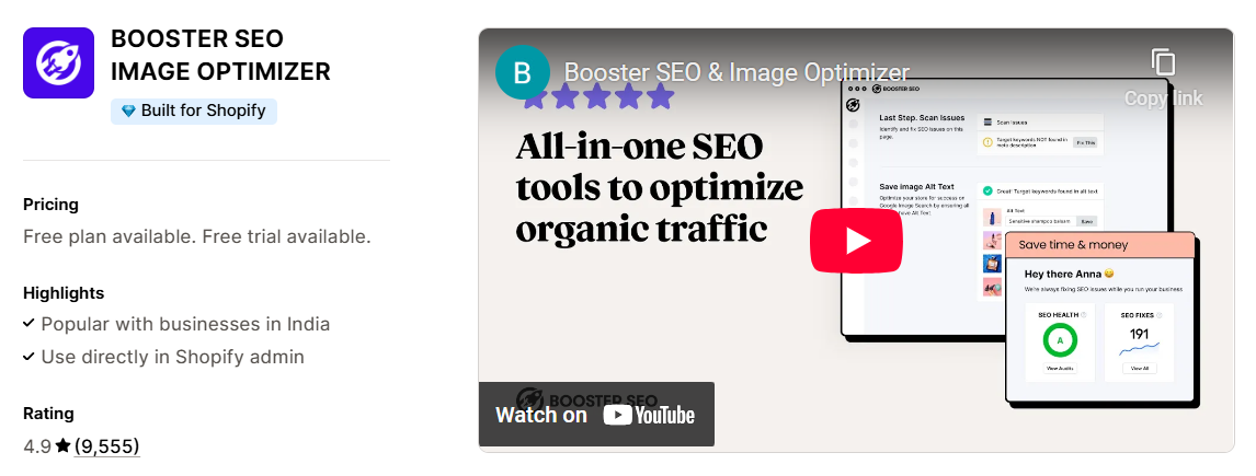 Booster SEO Image Optimizer