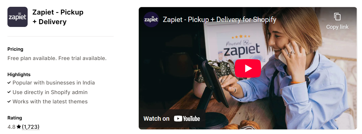 Zapiet Pickup Delivery